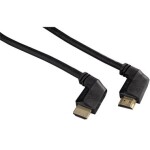 Hama HDMI kabel černá / vidlice-vidlice / kolmé konektory / 3m (122116-H)