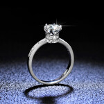 LUNICA Stříbrný zásnubní prstýnek ELIANA Velikost prstenu: 5 (EU: 49-50) 1015_5