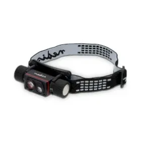 Nedis LED světlomet / Napájení z baterie / Napájení z USB / 3.7 V DC / Včetně baterií / Dobíjecí / 1000 lm (LHLR10WBK)