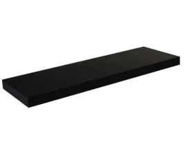 Nástěnná police Basic 120 cm, černá