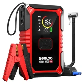 GOOLOO A5 / Startovací zařízení / 4 000 A / kompresor 160 PSI / powerbanka 45 W (JSA5)