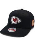 Mitchell & Ness Pánská kšiltovka Kansas City Chiefs NFL Black Out Sidepatch Classic Red Stretch-Snap
