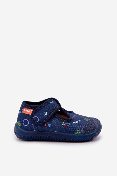 Dětské Pantofle Milami Elastické Na Suchý Zip Granátové Ambette 23