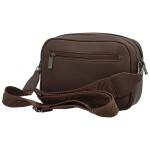 Stylová dámská koženková crossbody kabelka MaxFly Tarja, coffee