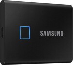 SAMSUNG T7 Touch Externí SSD disk 1TB černá / Externí SSD / R: 1050 MBs W: 1000MBs / USB-C (MU-PC1T0K/WW)