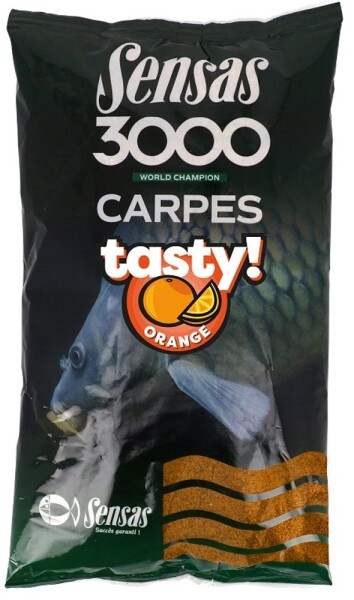 Sensas Krmítková směs 3000 Carp Tasty 1kg - Pomeranč,Sensas Krmítková směs 3000 Carp Tasty 1kg - Pomeranč