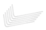 EKWB EK-Loop Hard Tube 12mm 0.8m Pre-Bent 90° - Acrylic (6pcs) (3831109826041)