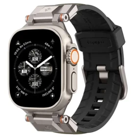 Spigen DuraPro Armor řemínek pro Apple Watch Series 44/45/46/49 mm zelená (AMP09102)