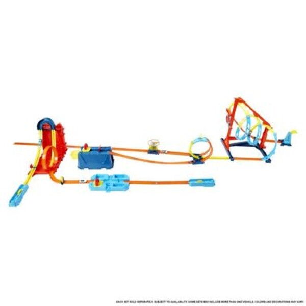 Mattel Hot Wheels TRACK BUILDER DLOUHÁ DRÁHA S ANGLIČÁKEM