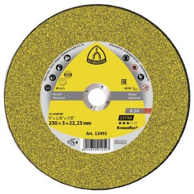Klingspor A 24 Extra 286456 řezný kotouč rovný 230 mm 25 ks kov