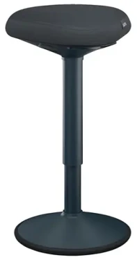 Leitz Ergo tmavě šedá / Balanční stolička / Výška 57–82 cm / Nosnost 110 kg / Protiskluzová základna (65450089)