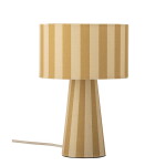 Bloomingville Stolní lampa Emmie Yellow Linen, žlutá barva, textil