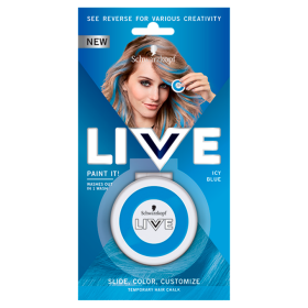 Schwarzkopf Live Paint It! smývatelná křída na vlasy Icy Blue