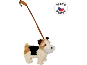 MaDe 74805 Pes Foxteriér s vodítkem a zvukem