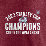 Fanatics Pánské tričko Colorado Avalanche 2022 Stanley Cup Champions Slap Shot Tri-Blend Velikost: