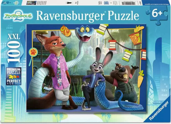 Puzzle Zootropolis: Město zvířat 100 dílků