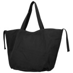 Trendy textilní dámská kabelka na rameno Bellinda, černá