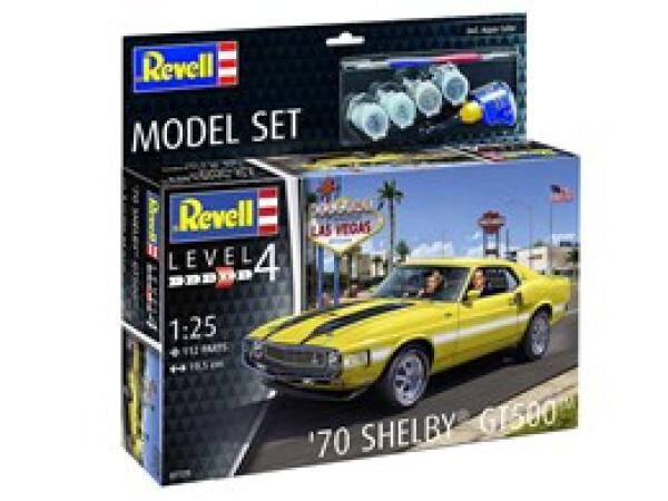 ModelSet auto 67729 - '70 Shelby Mustang GT500 (1:25)