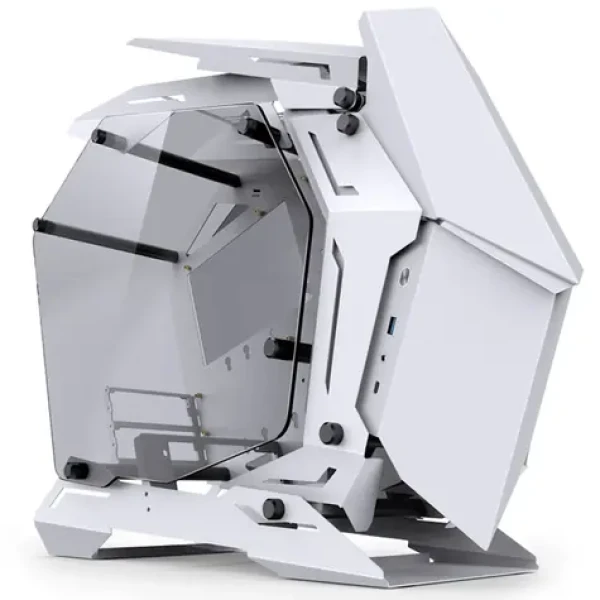 Jonsbo MOD3 Mini bílá / Micro-ATX / 1x USB-A 3.0 / 1x USB-C 3.0 / bez zdroje / průhledná bočnice (MOD3 MINI WHITE)