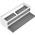 MEXEN - Box-A skříňka pro umyvadlo 140, 2 zásuvky, bílá mat 91AX0-1400-470-2-01