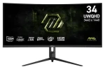 34" MSI MAG 342CQRF E20 černá / Herní monitor / UWQHD / VA / 200Hz / 0,5ms / 21:9 / HDMI+DP / VESA (MAG 342CQRF E20)