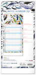 Nástěnný kalendář 2026 NOTIQUE - Rodinný plánovací Animalium, 21 x 42 cm