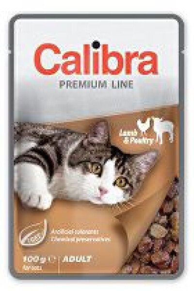 Calibra Cat kapsa Premium Adult Lamb & Poultry 100g