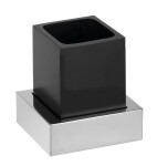 SAPHO - X-STEEL sklenka na postavení, černá mat XS105B