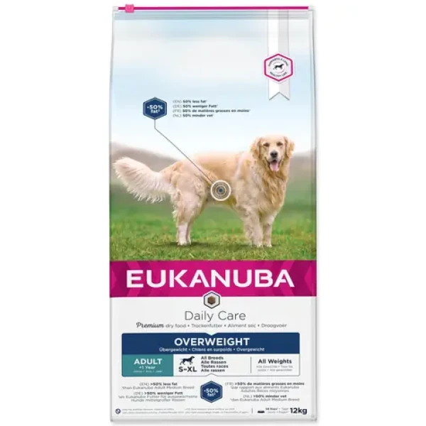 Eukanuba Daily Care Excess Weight 12kg / granule pro psy / nadváha (1743-370101)