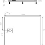 HOPA - Obdélníková vanička z litého mramoru KERMEN - Nožičky k vaně - Bez nožiček, Rozměr A - 120 cm, Rozměr B - 90 cm, Rozměr C - 2.5 cm VANKKER1290