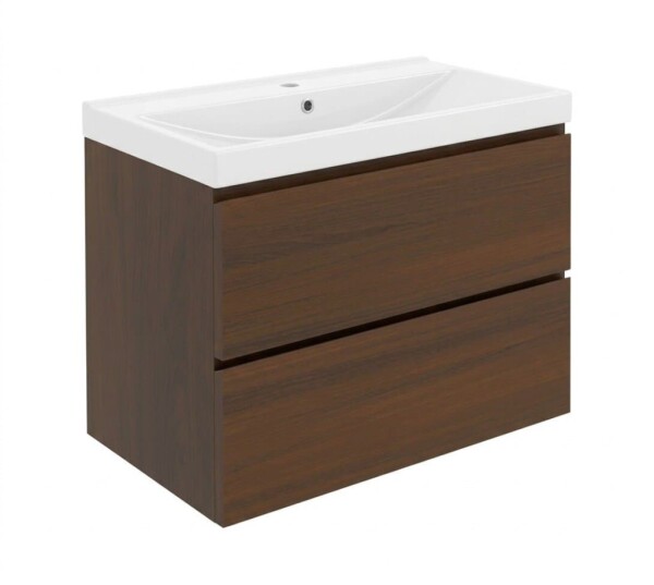 Koupelnová skříňka s umyvadlem SAT B-Way 59x50x45 cm ořech mat BWAY260NUTU1 BWAY260NUTU1