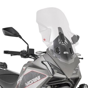 D9350St plexi čiré Moto Morini X-Cape 649 (21-24), výška 620 mm, o 150 mm vyšší než originál