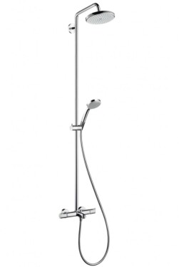 HANSGROHE - Croma 220 Sprchový set Showerpipe s termostatem, 22 cm, 1 proud, chrom 27223000