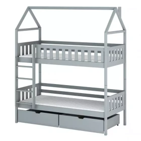 Posteľ Domček Gaja 80x160 grey