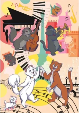 Clementoni 25048 Puzzle Aristokočky 104 dílků