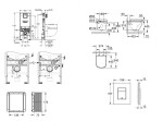 GROHE - Rapid SLX Set předstěnové instalace, klozetu, sedátka SoftClose a tlačítka Skate Cosmopolitan, kartáčovaný Hard Graphite SANI11BB5108