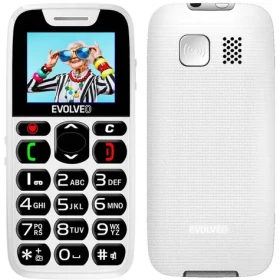 EVOLVEO EasyPhone bílá / 1.8" / SOS / microSDHC (EP-501-WH)