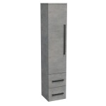 Koupelnová skříňka vysoká SAT Cube Way 35x163x33 cm beton CUBE3CHV35BE CUBE3CHV35BE