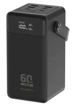 GoGEN PB600002B černá / Powerbanka / 60000 mAh