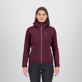 KARPOS Moiazza Retrò Hoodie W Fleece, Crimson velikost: S