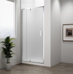 POLYSAN - EASY sprchové dveře otočné 760-900, sklo Brick EL1638