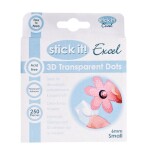 Dp Craft STI 4532000 Transparentní gelové body, průměr 6 mm 250 ks