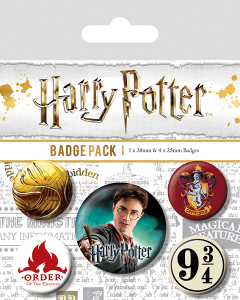 Harry Potter Sada odznaků - Nebelvír - EPEE Merch