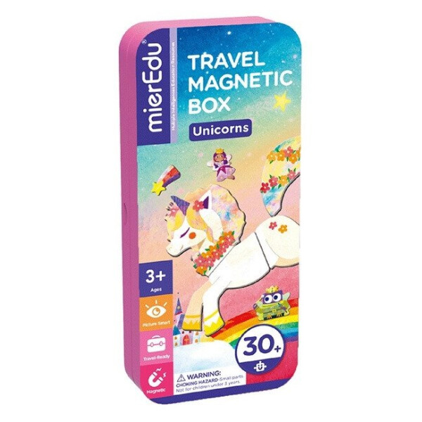 MierEdu Puzzle cestovní magnetické / jednorožec