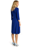 Šaty se vpředu královská modř EU XXL model 15096966 - Moe