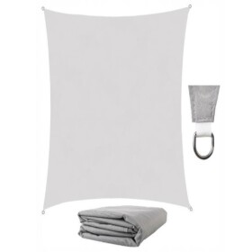 Malatec Stínící plachta čtverec 4x4m 10187 200g/m šedá