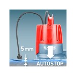 Čerpadlo ponorné, pro čerpání do sucha, 400W 8895014