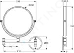 IDEAL STANDARD - IOM Kosmetické zrcadlo, chrom A9111AA