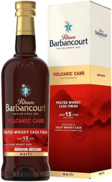 BARBANCOURT Rum Volcanic Cane Peated Cask 0,7 l / Haiti / 15 YO / Cask Strength / 46,7 % vol. (3770025583983)