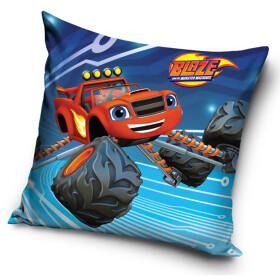 Polštářek Plamínek a Čtyřkoláci Kola Vzhůru